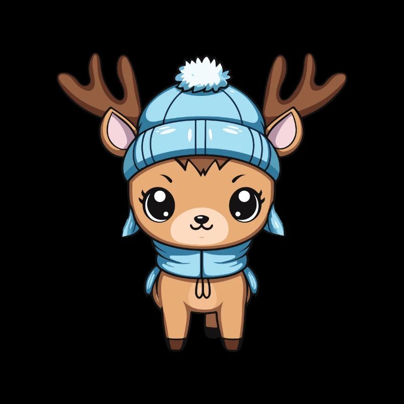 Deer Winter Comic