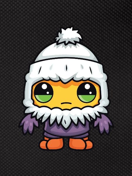 Cold Winter Comic Eskimo