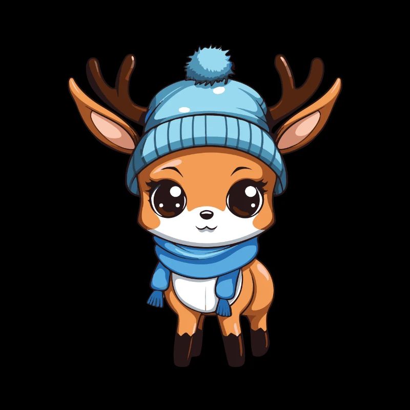 Deer Winter Comic