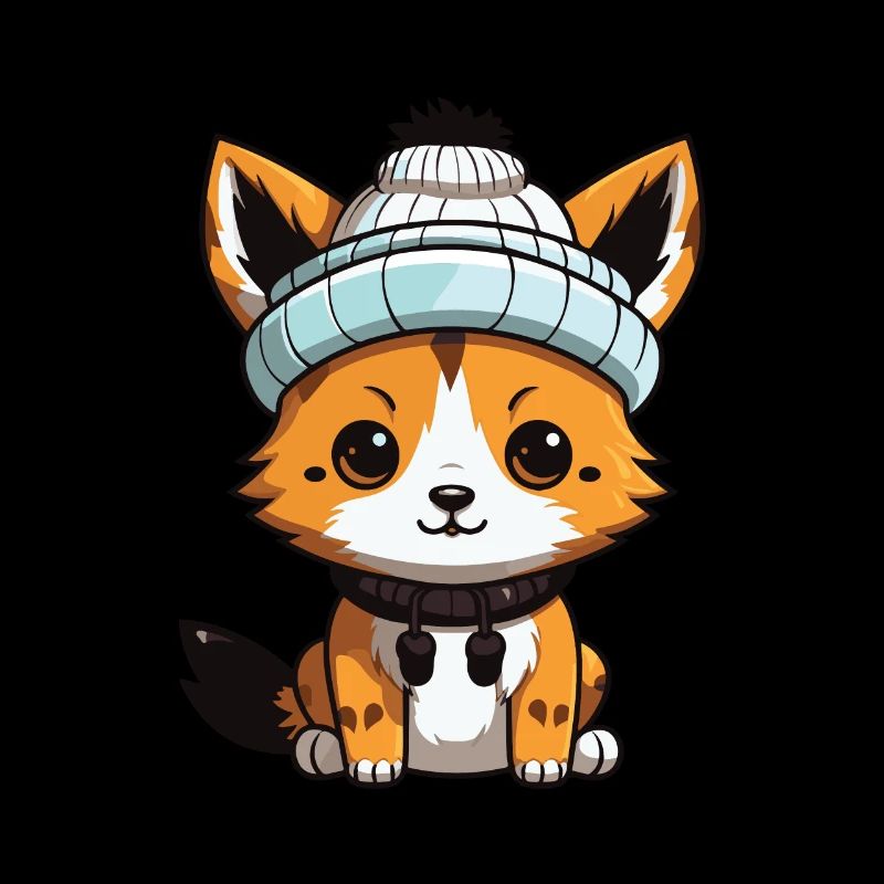 Fuchs Tier Baby Comic Winter