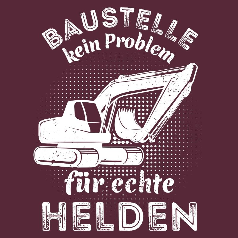 Baustelle - kein Problem für echte Helden - Bagger