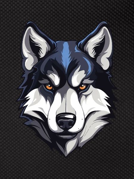 Husky Dog Head