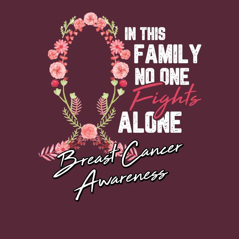 Brustkrebs Schleife Blume Kampf Chemo Geschenk