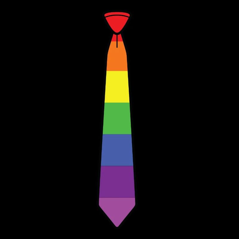 Tie Rainbow Colorful Gift
