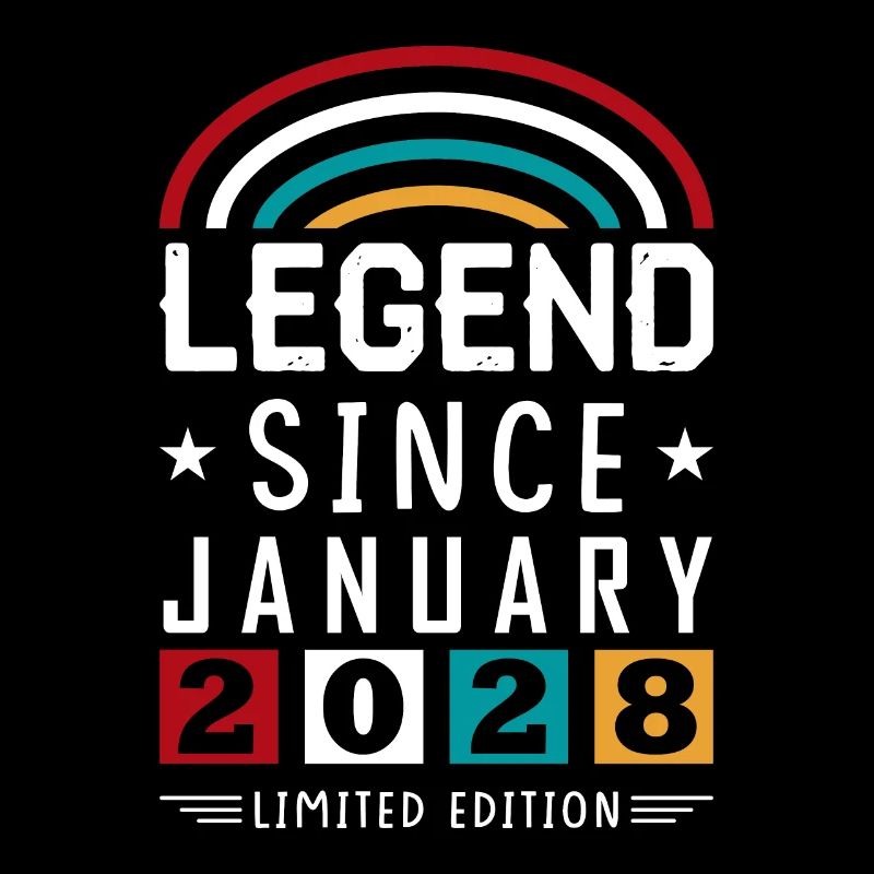 2028 Legend Since Birthday Gift January