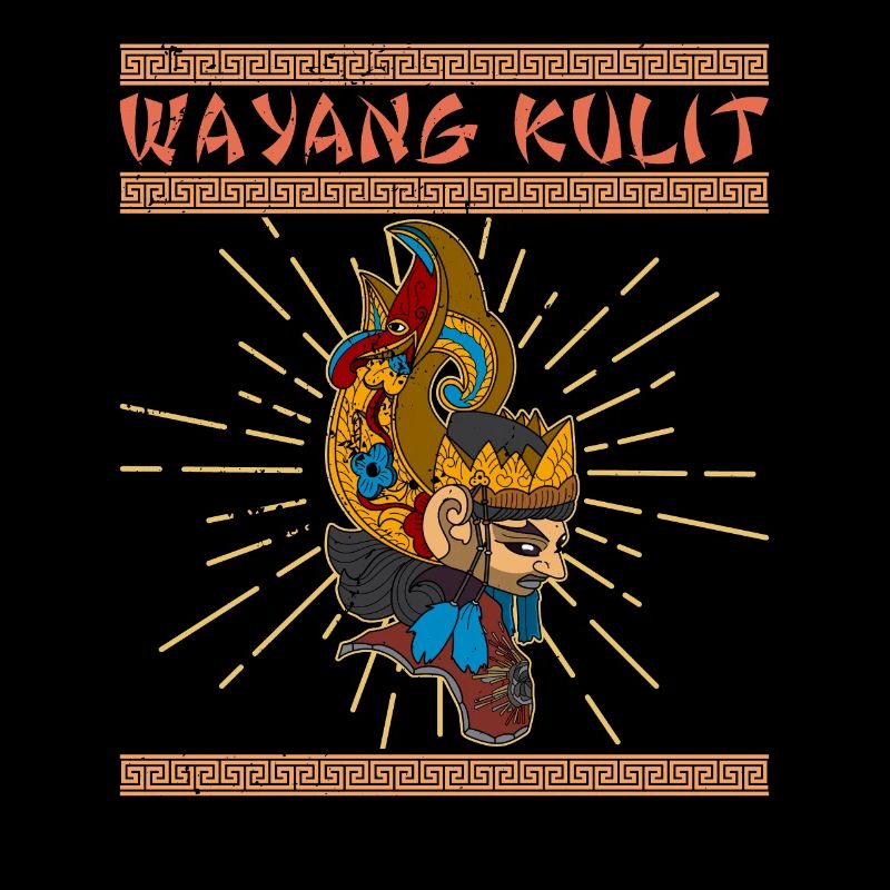 Wayang Marionette Bali Indonesien Java Asien