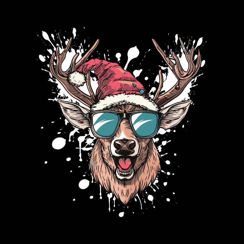 Deer Christmas Funny