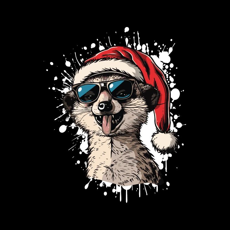 Suricate Noël Drôle