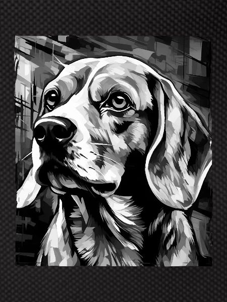 Beagle Dog Portrait