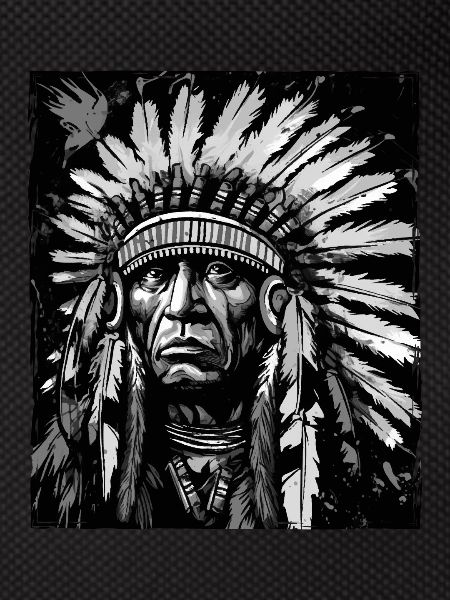 Apache Indian Chief Skull