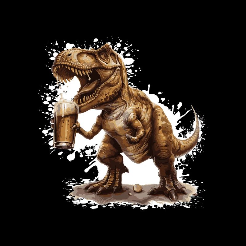Dinosaure T-Rex Bière Drôle