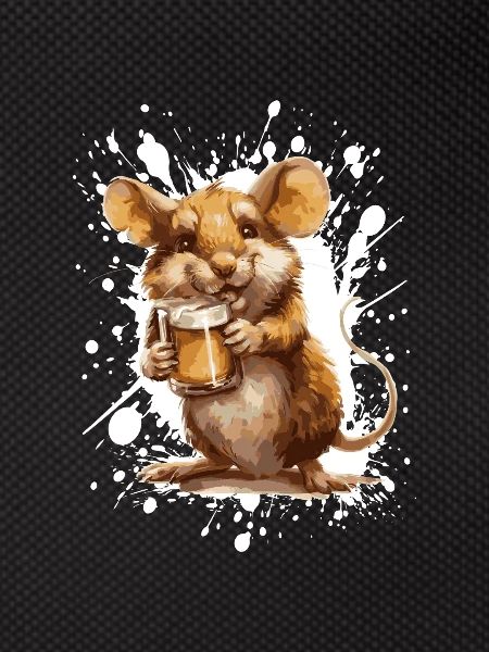 Mouse Beer Funny