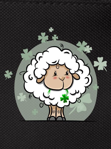 Sheep with cloverleaf