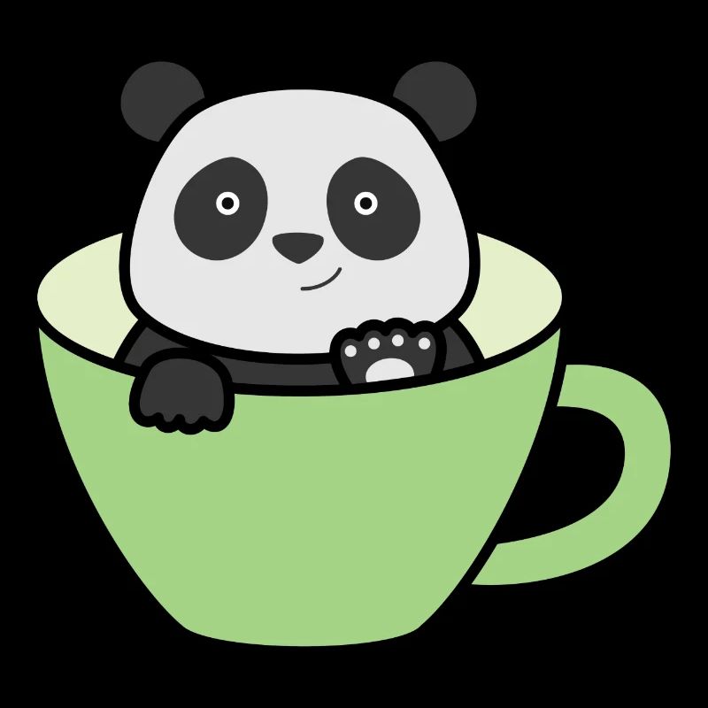 Panda in der Tasse