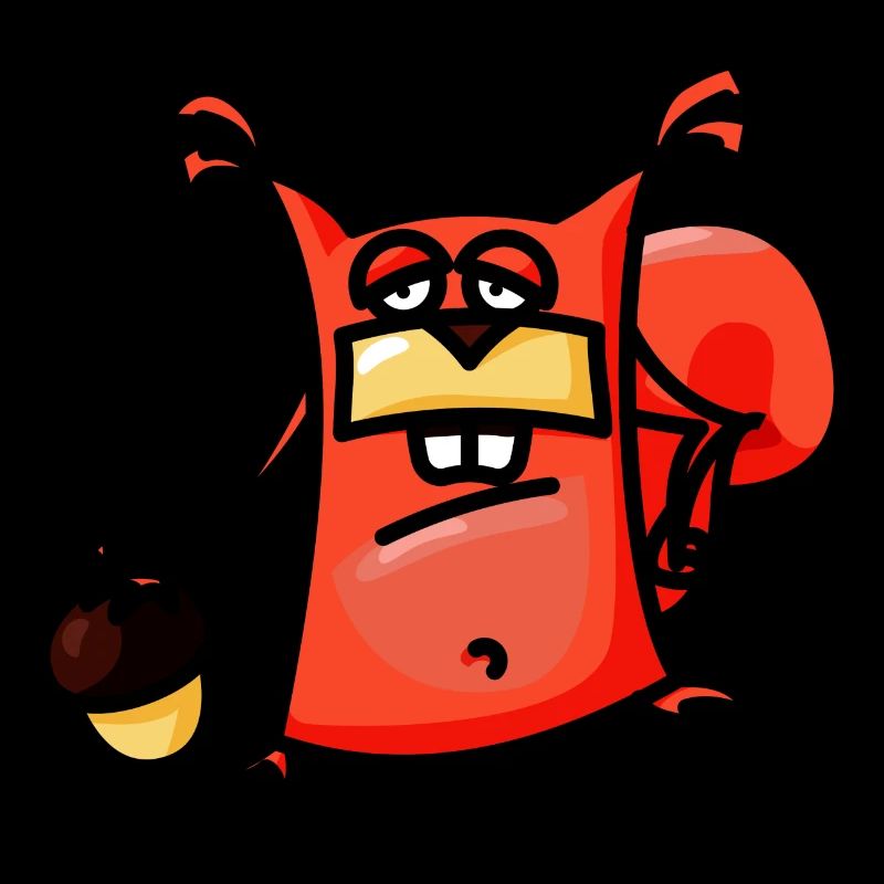 crazy Comic Eichhörnchen