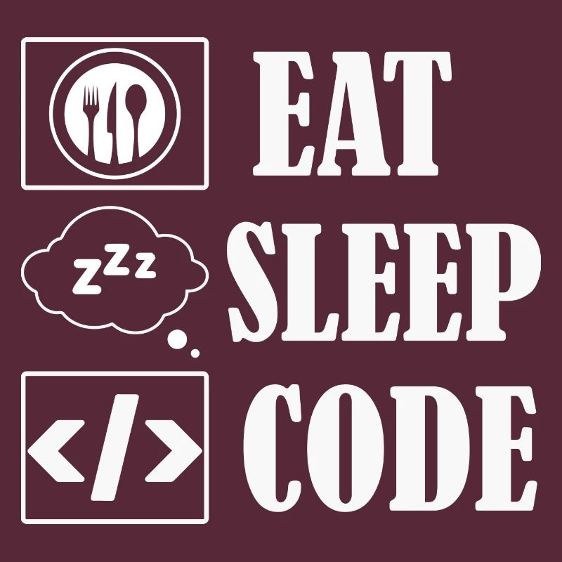 Eat Sleep Code Coding Software