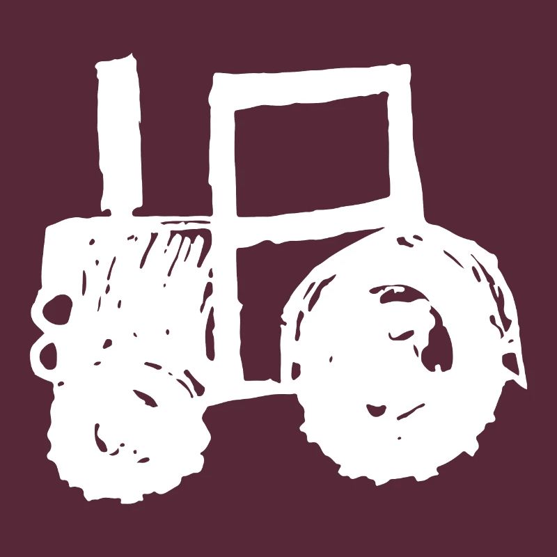 Tractor scribbled gift idea farmer