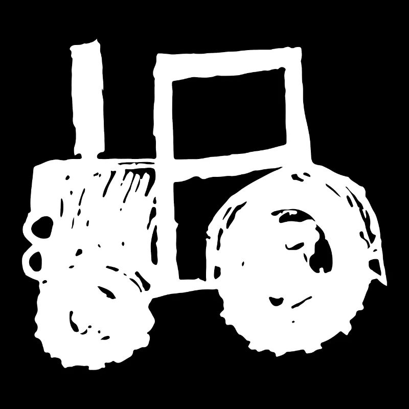 Tractor scribbled gift idea farmer