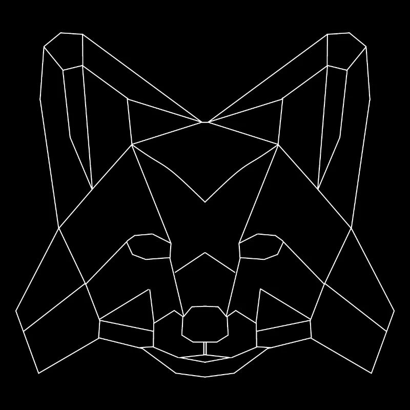 Fuchs Polygone weiss