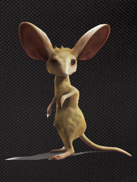 Cute long-eared jerboa design