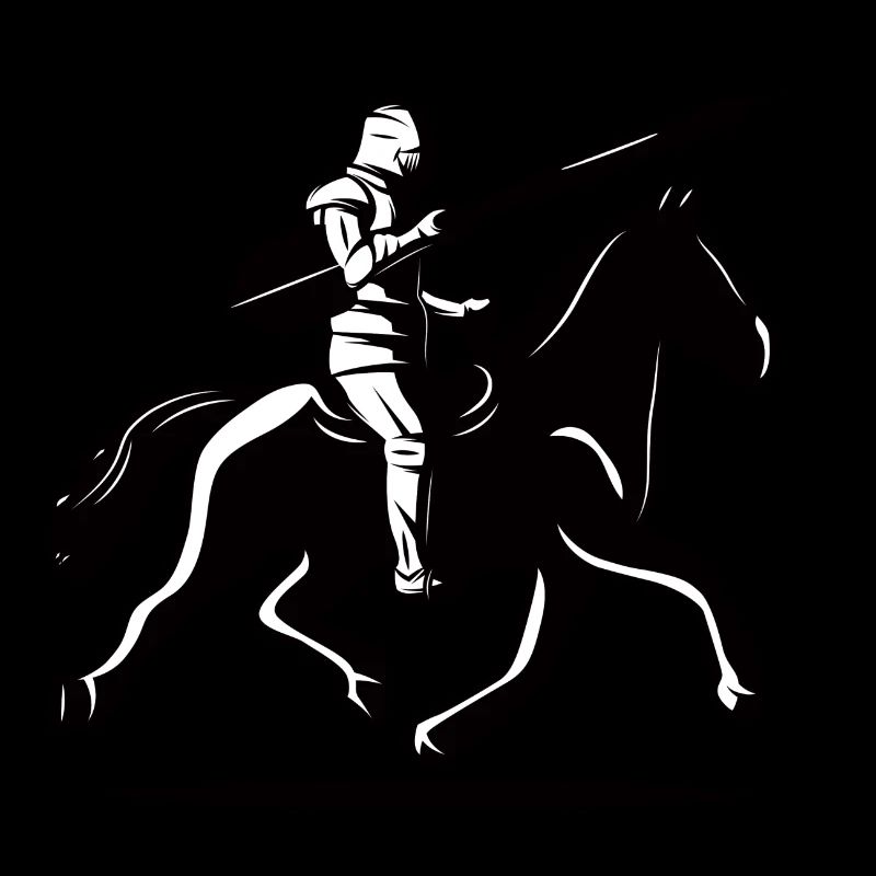 Cavalier de fléchettes