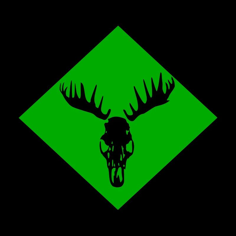 Elch-Schädel