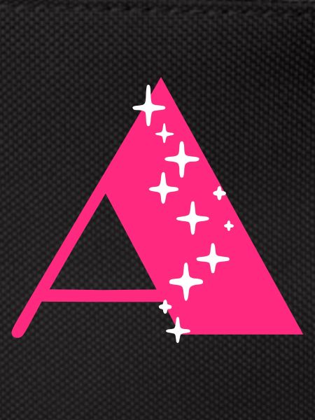 Letter A Glitter