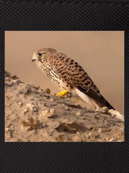 Eagle in desert