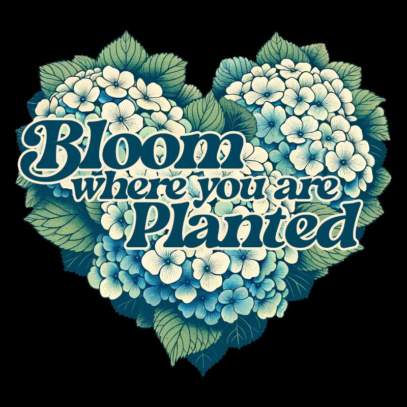 Bloom where you are planted