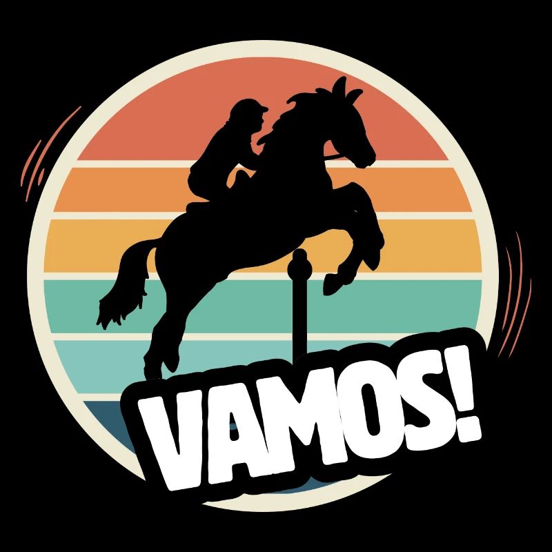 Vamos canoë équitation saut d’obstacles rétro