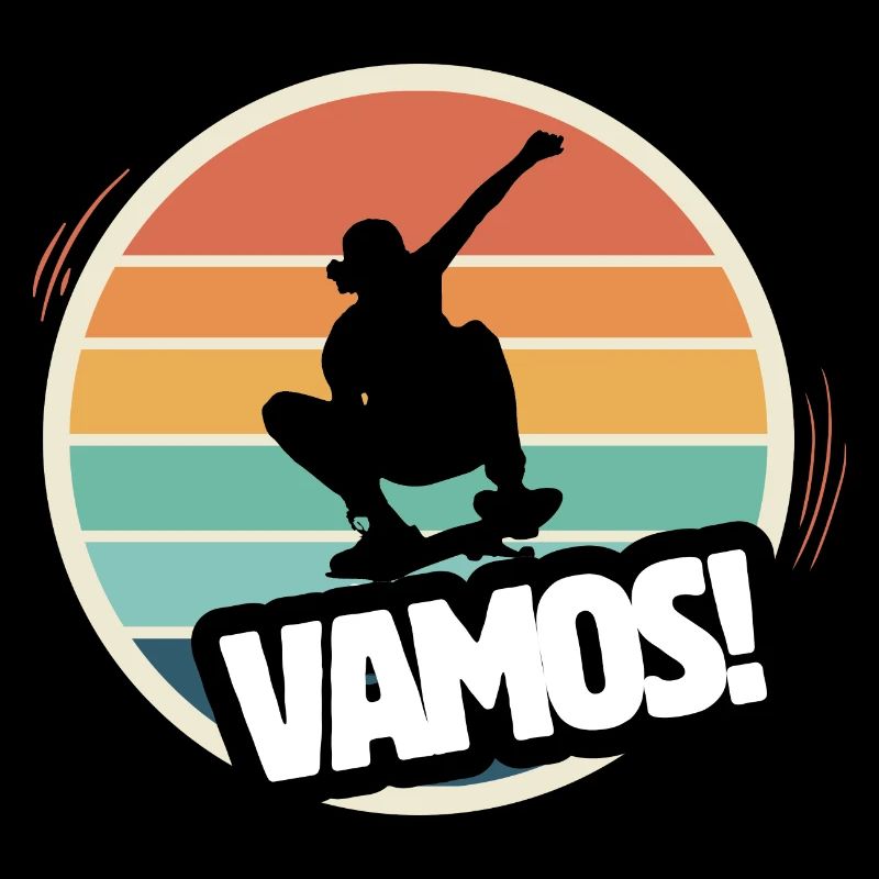 Vamos skatboard rétro