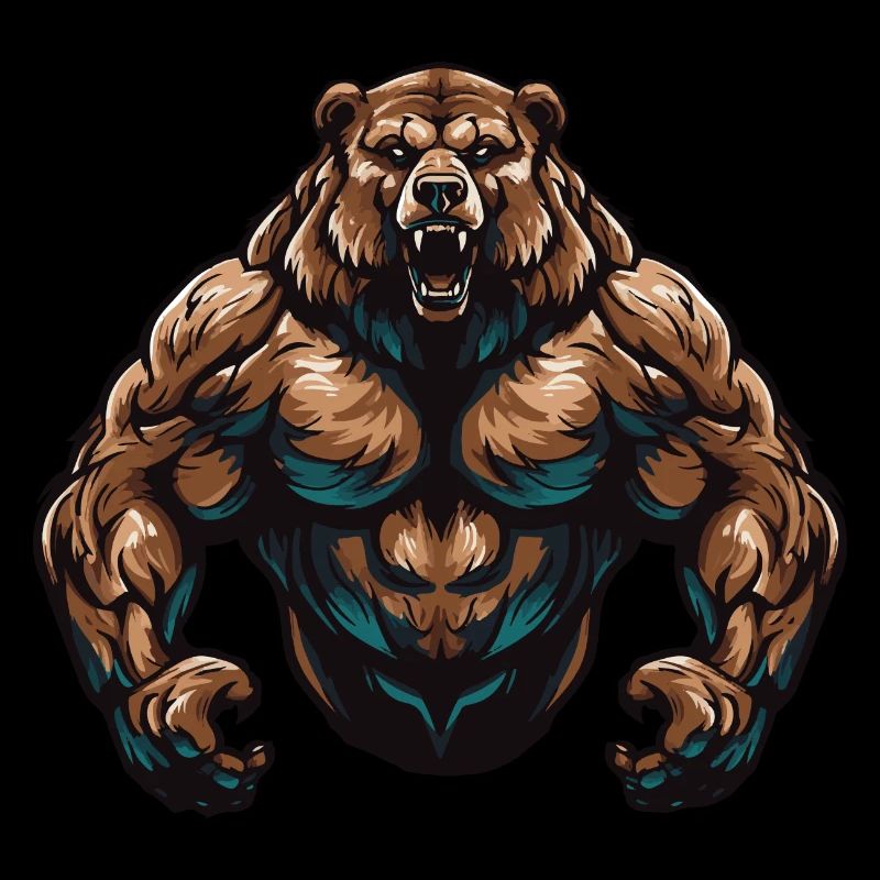 Muscles du grizzli