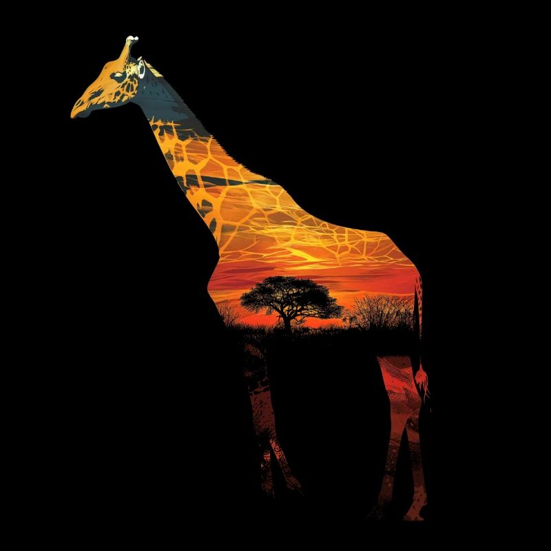 Giraffe Afrika Tier Geschenk