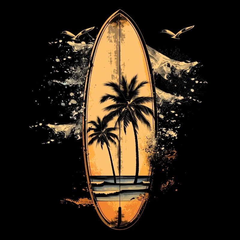 Surfer Geschenk Vintage Surfen
