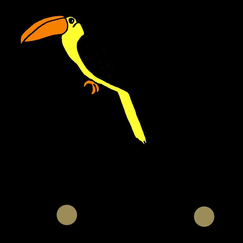 Tucan Rides Trottinette E Oiseau de Paradis