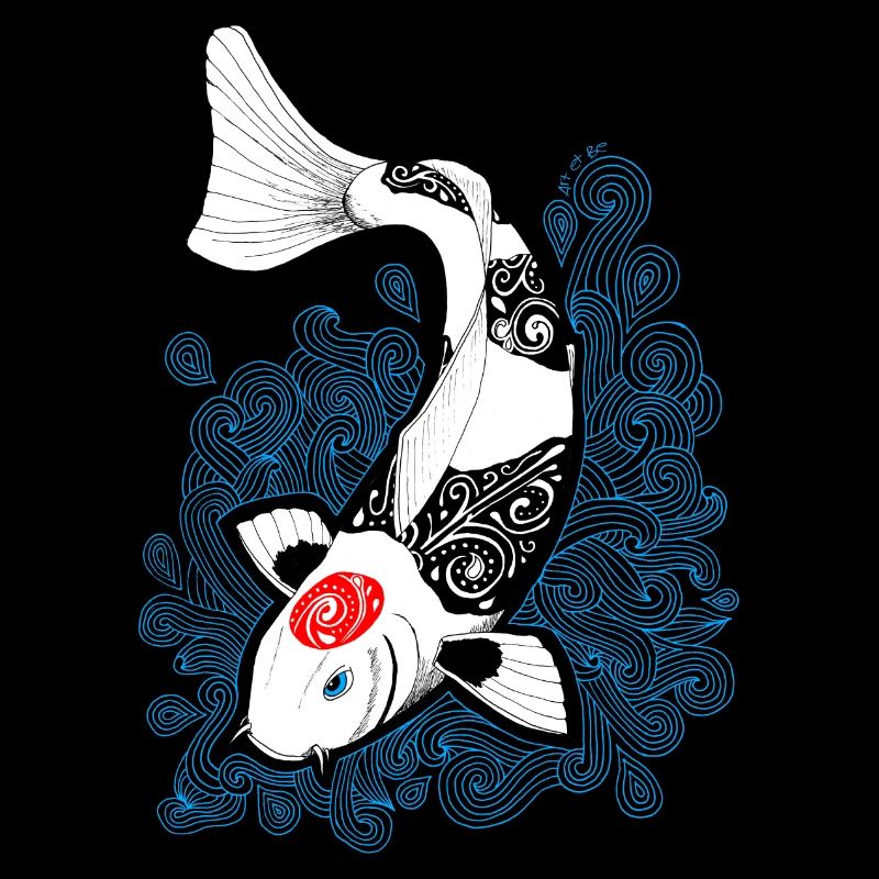 Koi Karpfen Design