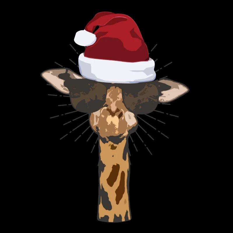 girafe de noel