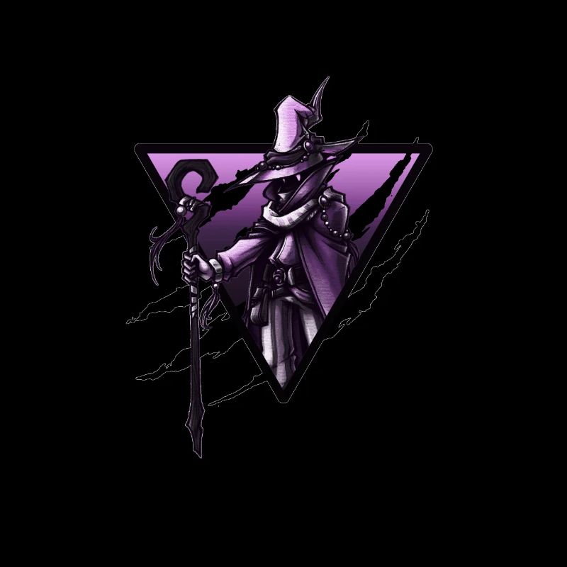 triangle de mage noir