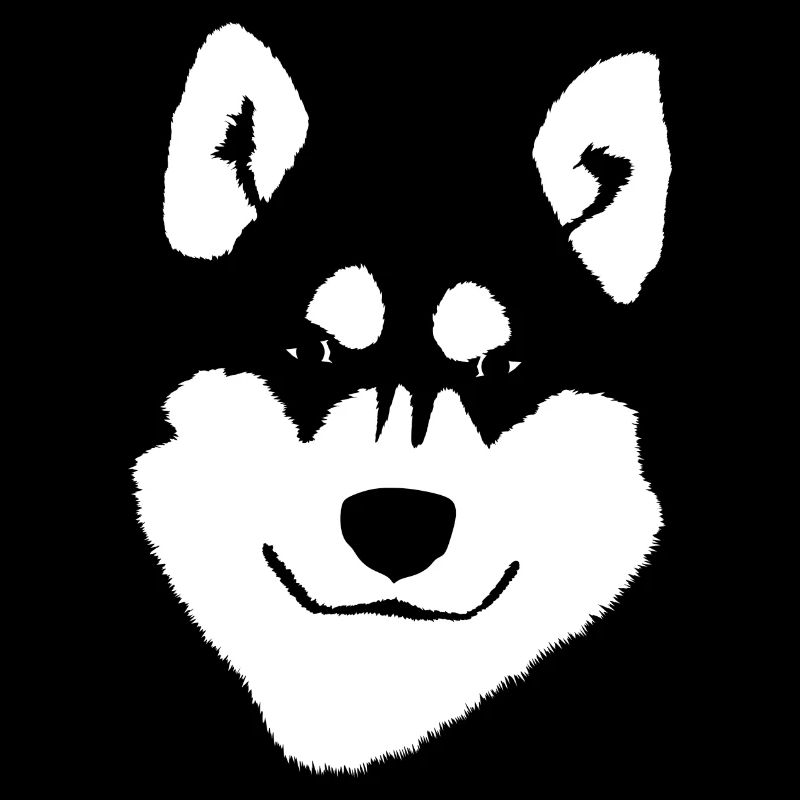 Alaskan Malamute Head Clipart