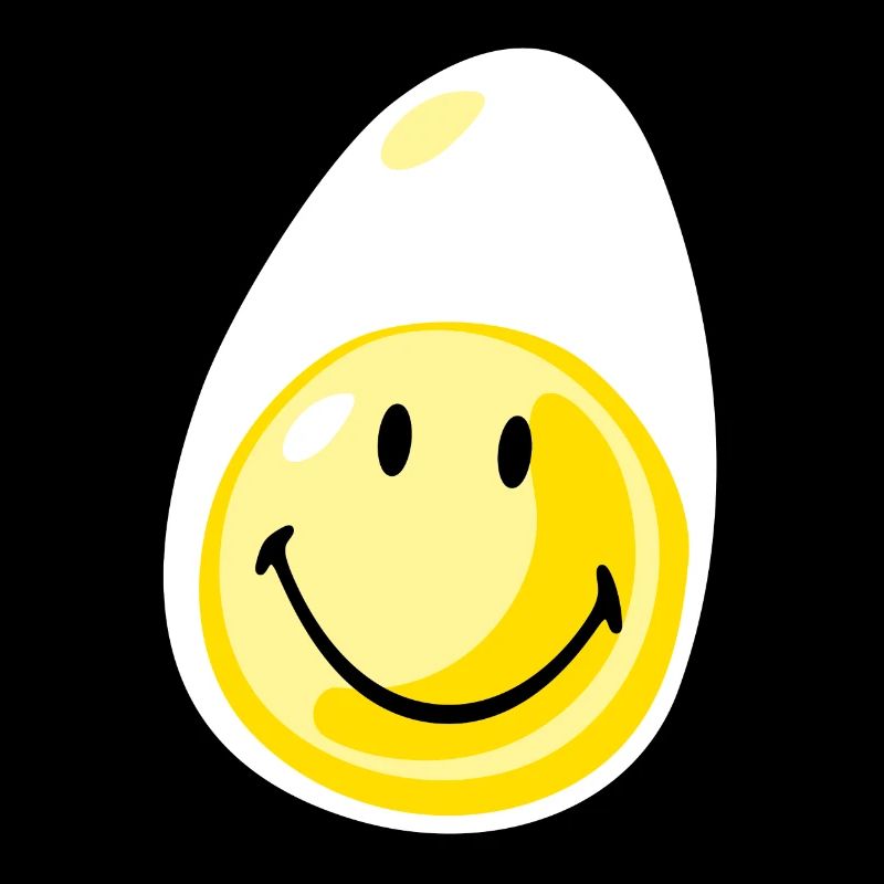 Smiley Hardboiled Egg