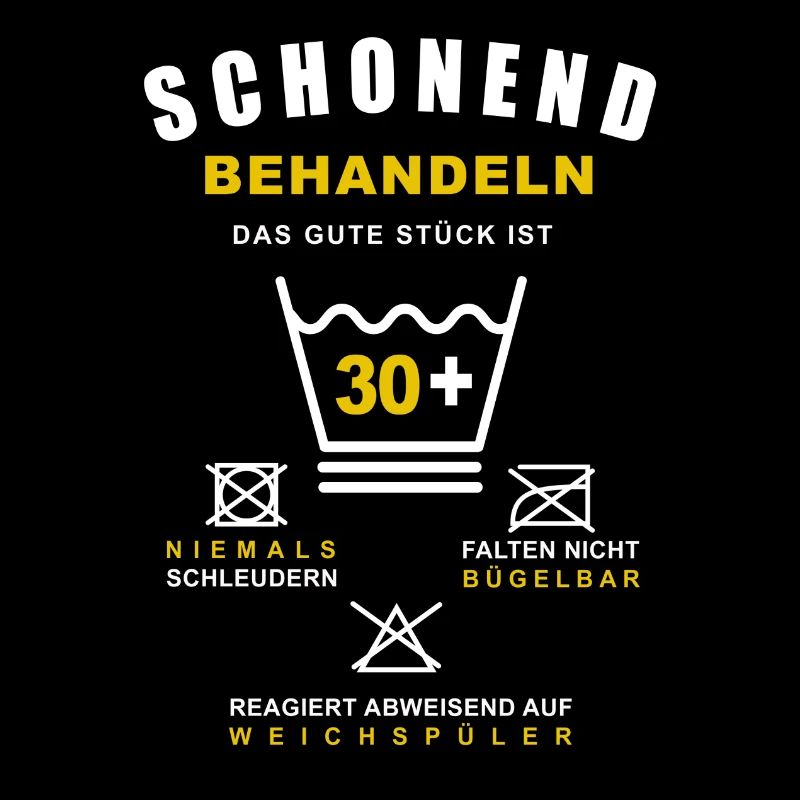 30 Geburtstag Schonend Behandeln Das Gute Stück