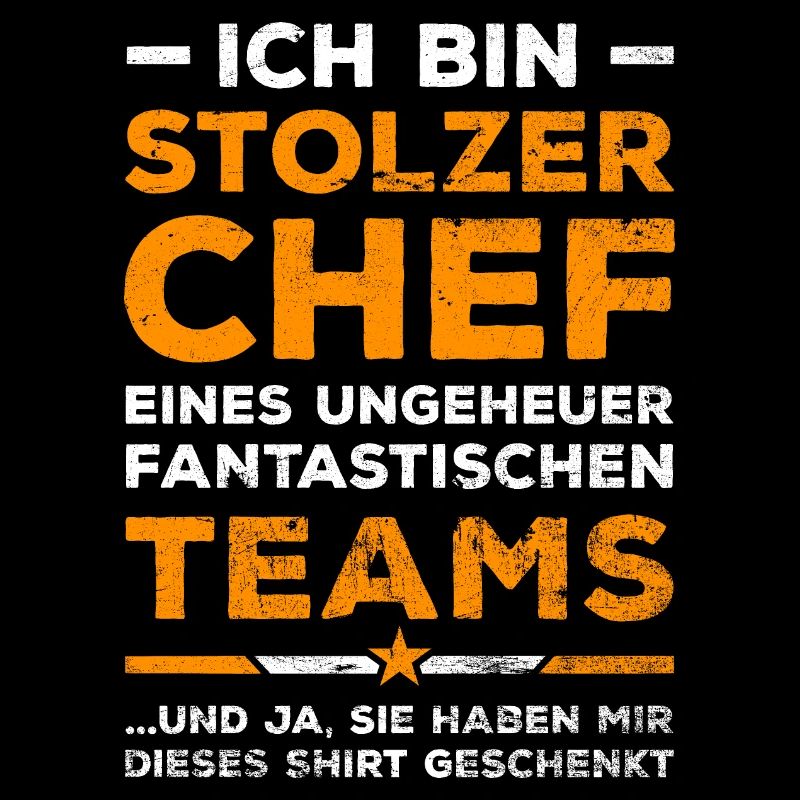 Stolzer Chef Eines Fantastischen Teams Boss Arbeit