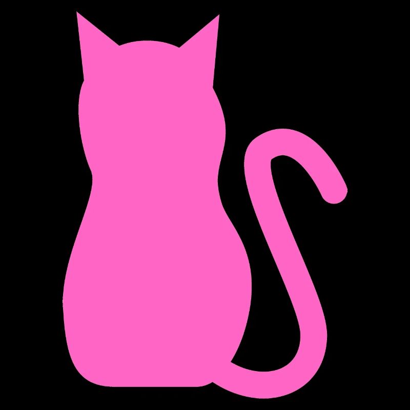 Pinke Katze