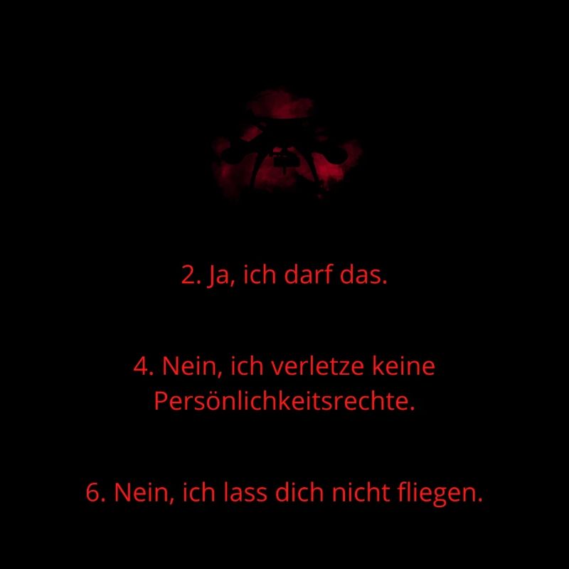 Drohne Spruch