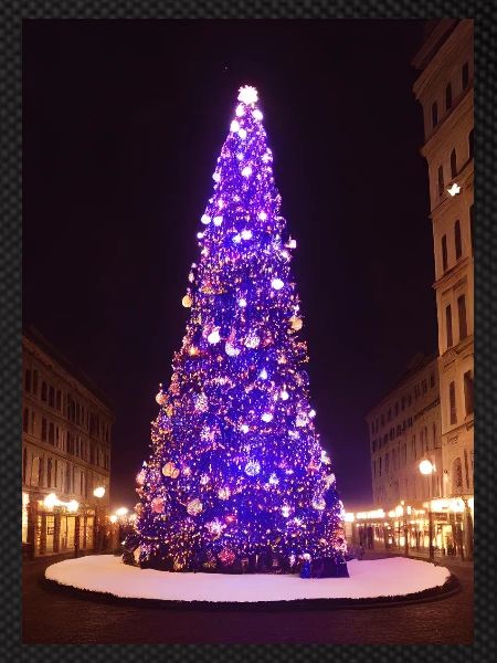 Purple Christmas Tree