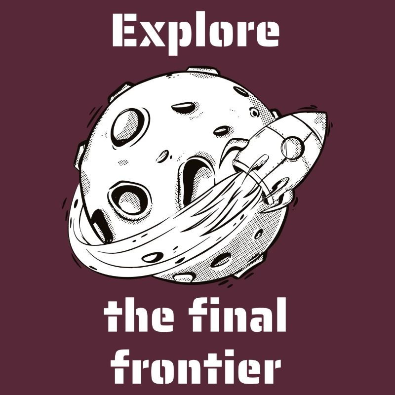 Explore The Final Frontier Retro Outer Space