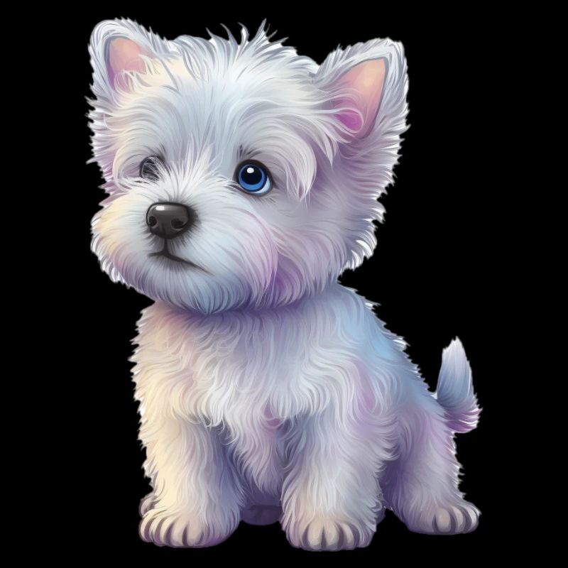Dog Pastel Drawing