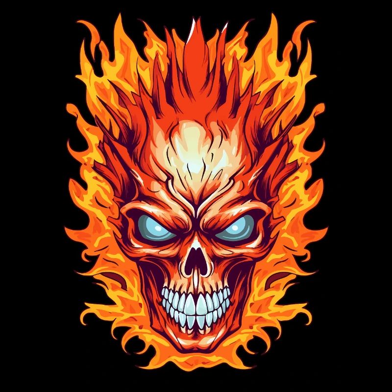 Flammenschädel