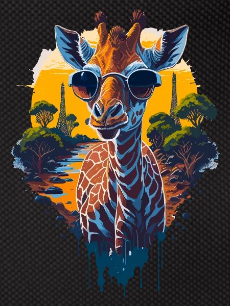 Cool giraffe