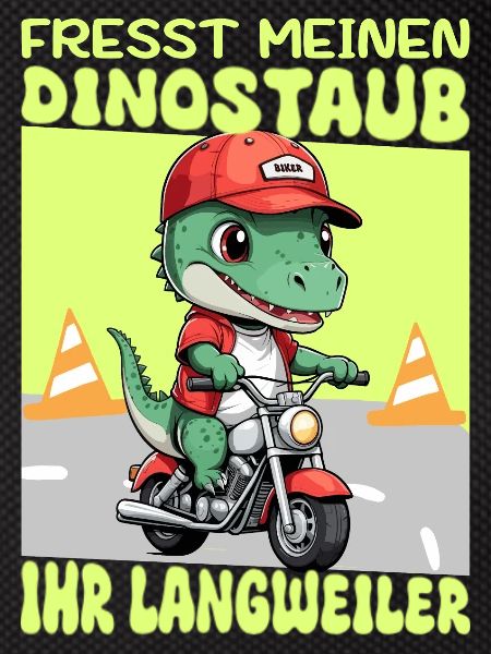 Dinosaur on Motorcycle